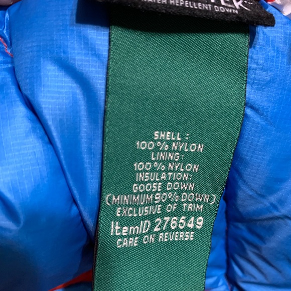 L L Bean tek down jacket - Picture 3 of 3